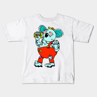 Blinky Bill goes downhill Kids T-Shirt